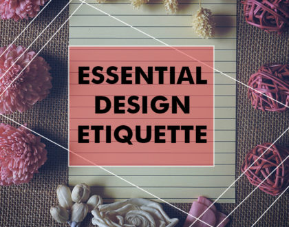 Five necessary Web design etiquette